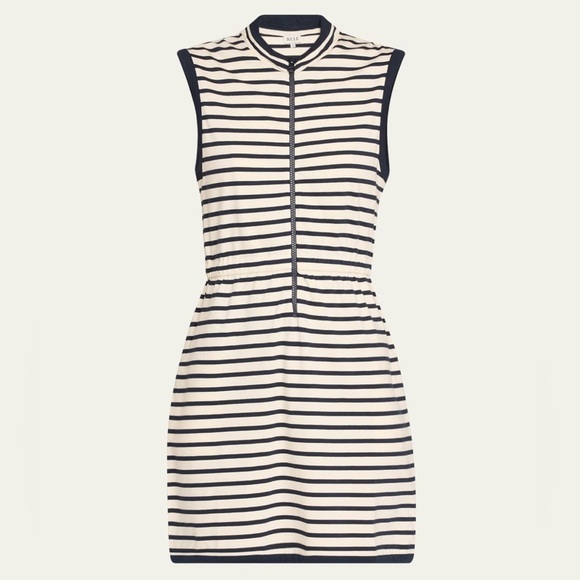 NEW Kule The Charlotte Cinched Waist Zip Front Mini Dress Size S - Picture 2 of 8